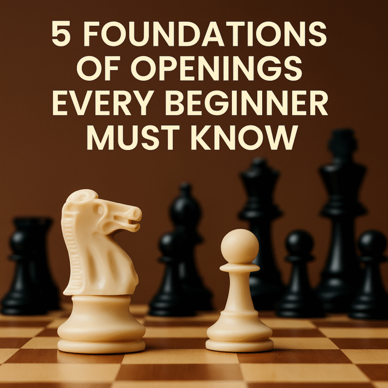 5 Foundations of Chess Openings Every Beginner Must Know