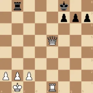 Back Rank Mate with Queen Sacrifice